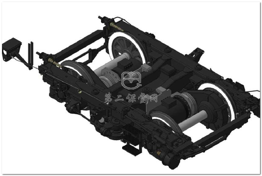 牵引车牵引装置 3d图纸 三维模型下载
